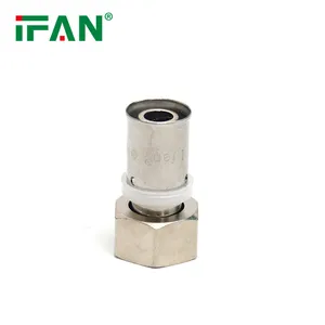 IFAN Wholesale 1/2-1" Female Thread Brass Press Fitting PEX-AL- PEX Fittings