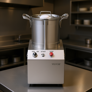 Robot culinaire Vevor 4,3 litres en acier inoxydable, mixeur commercial, hachoir à légumes, équipement de cuisine - Product Image 2
