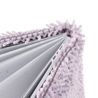 Carnet secret avec couverture en peluche moelleuse, avec serrure et clés, journal pour enfants avec animaux de dessin animé