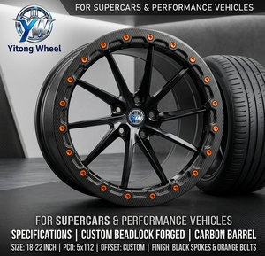 Jantes <span class=keywords><strong>de</strong></span> <span class=keywords><strong>voiture</strong></span> en alliage d'aluminium forgé à 5 branches avec système Beadlock personnalisé, 18-22 pouces, 5x112, roues <span class=keywords><strong>de</strong></span> haute qualité pour voitures <span class=keywords><strong>de</strong></span> <span class=keywords><strong>luxe</strong></span> <span class=keywords><strong>Bugatti</strong></span> M2/M3/M4/M5 - Product Image 1