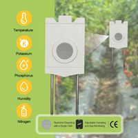 Tranrule Tuya Zigbee 5.1 Capteur de sol NPK Testeur d'humidité et de température Azote Phosphore Potassium IP67 Applicable en extérieur