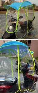 TX1017 parapluie de scooter à couverture complète parapluie de vélo électrique imperméable coupe-vent parasol moto parapluie pour la <span class=keywords><strong>pluie</strong></span> - Product Image 6