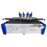 Mesin Pemotong CNC Otomatis AOL Digital untuk Busa EVA, Styrofoam, Neoprene, dan Spons Komposit 4KW Mudah Dioperasikan