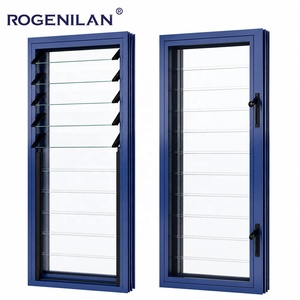 Finestre a <span class=keywords><strong>Persiana</strong></span> in Alluminio Moderne Rogenilan per Esterni, Antivento, con Doppio Vetro Basso Emissivo per Case - Product Image 3