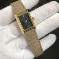 Montre pour femme de marque privée, étanche 3ATM, acier inoxydable, mouvement japonais, bracelet en cuir véritable, montres féminines de luxe tendance