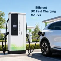 Station de recharge rapide pour véhicules électriques (VE) commerciale intelligente 120KW 240KW avec contrôle par application OCPP 1.6J, certification IP55 CE, exportation mondiale