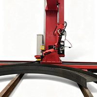 Station de travail robotisée de soudage en cantilever haute précision QXZN-003 CNC 7 axes 9 axes MIG MAG CO2 pour la construction navale et les machines lourdes