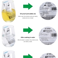 Etiqueta Adhesiva de Vinilo Térmico Personalizada, Resistente al Agua, al Aceite y a los Arañazos, Impresión Nítida de 58x40, Certificación ISO9001, Envío