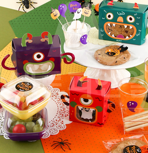 Boîte cadeau pour Halloween, figurines de monstre, boîte pour bonbons, Cookies, Mini boîte mignonne - Product Image 6