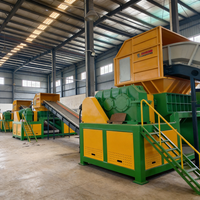 Broyeur à double arbre en acier plastique Shengzhong pour le recyclage des déchets électroniques avec certification CE