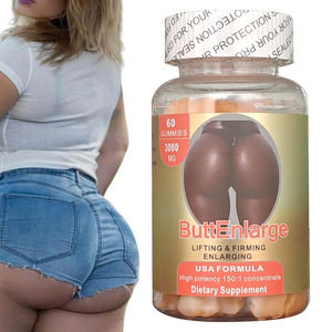 Grosir suplemen bahan Vegan alami Gummies Maca untuk kecantikan dewasa untuk pembesaran pinggul bokong lengkung pantat - Product Image 4