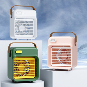 Nuevo Ventilador de <span class=keywords><strong>Aire</strong></span> <span class=keywords><strong>Acondicionado</strong></span> Portátil Pequeño de Escritorio, Ventilador Eléctrico USB Recargable con Humidificador en Spray, Ventilador de Refrigeración de <span class=keywords><strong>Aire</strong></span> para el Hogar con Asa - Product Image 3