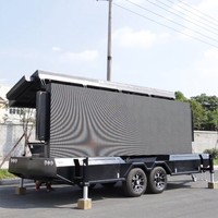 Sewa Layar LED P3.91 Ukuran 7x4m, Video Wall Besar Panel 3.91mm, Trailer Iklan, Kendaraan Mobile, Latar Panggung Luar Ruangan