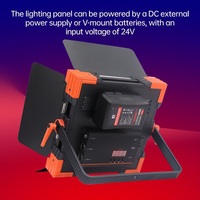 Panneau lumineux LED JIXIO K600S pour photographie, CRI élevé, CCT réglable, lumière d'appoint douce, portable, télécommande, vidéo en direct