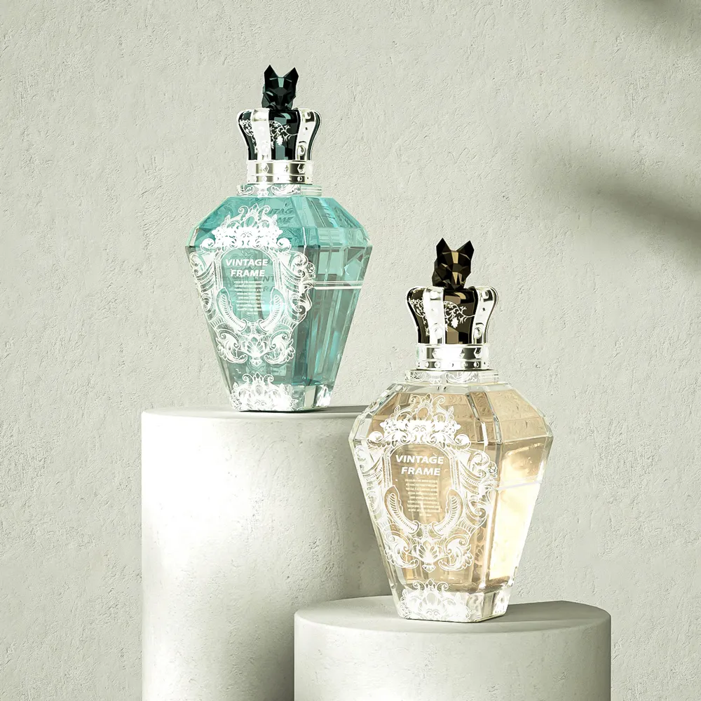 30ml 50ml 100ml custom logo empty arab perfume sprayer bottle new design Glass luxury unique Perfume Bottle