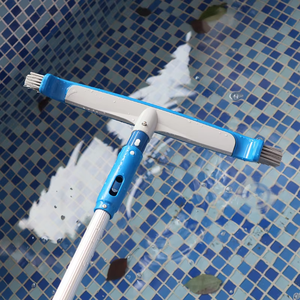 Nouvelle <span class=keywords><strong>brosse</strong></span> de nettoyage de piscine Addotron haute efficacité, 17 pouces, extrémité incurvée, <span class=keywords><strong>brosse</strong></span> à brosser les parois de piscine, accessoire <span class=keywords><strong>d</strong></span>'entretien de piscine - Product Image 1