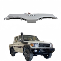 Accessoires de voiture YBJ, console de toit en cuir avec éclairage pour Land Cruiser 70 76 78 2007-2021 LC79, console de toit avec rangement complet