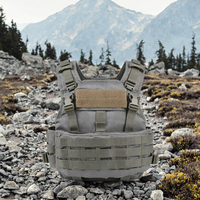 Gilet tactique ABS MOLLE pour la chasse, porte-plaques amovible pour hommes, personnalisable OEM, certifié ISO CE