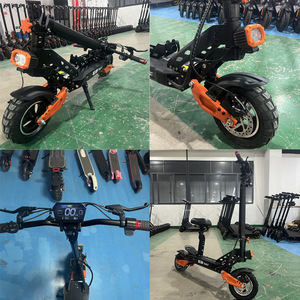 Foldable Aluminum Brushless Dual-drive Compact Two-wheel Scooter 150kg Capacity 10-inch High-speed Urban S7-9HZ-21 Foldable Desi - Product Image 6