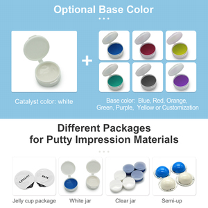 Nụ cười tìm thấy hộp biểu tượng tùy chỉnh màu sắc pha trộn Thời gian làm cho răng làm trắng khay chất xúc tác cơ sở Putty nha khoa ấn tượng Kit khuôn mẫu - Product Image 5