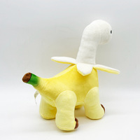Peluche Pterosaure Banane Mignonne, Jouet en Peluche, Poupée Anti-Stress, Cadeau d'Anniversaire, Dinosaure Doux et Adorable, 14 Ans et plus