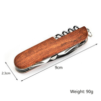 Couteau pliant multifonctionnel MT-1085 en gros, outil pliable, porte-clés, couteau de poche pliant