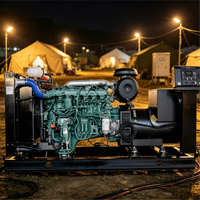 Groupe électrogène diesel 250 kW 400 V 50 Hz triphasé avec contrôleur numérique intelligent pour entrepôts et alimentation de secours sur site dans la région du Golfe