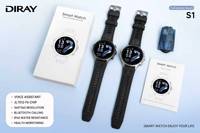 Montre connectée prête à être expédiée, écran incurvé 1,53 pouces, appels sans fil, avec Smart Island, cadran dynamique, montre connectée pour homme