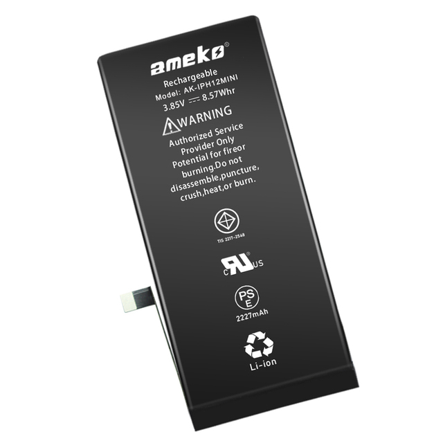 2024 New 0 Cycle Battery for iphone 12 Mini 12 Pro Max Battery High Capacity Replacement Bateria CE Rohs MSDS