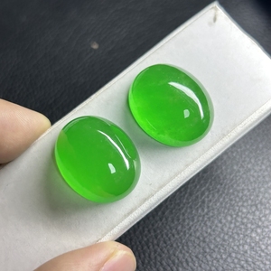 Wholesale <strong>Price</strong> High Quality Natural Jadeite Loose Gemstone Flatback Cabochon Beads Burmese <strong>Jade</strong> <strong>Stone</strong> - Product Image 5