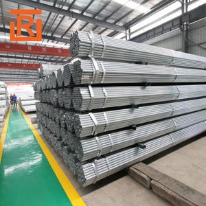 Tubo in Acciaio Zincato ERW <span class=keywords><strong>a</strong></span> Immersione <span class=keywords><strong>a</strong></span> Caldo <span class=keywords><strong>per</strong></span> Ponteggi Edili 6m 12m Taglio Piegatura Saldatura Tubo Trivellato Standard ASTM - Product Image 1