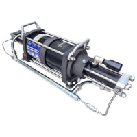 Booster de gaz pneumatique similaire à la pompe de test de pression d'azote pneumatique Haskel dans l'injection automobile