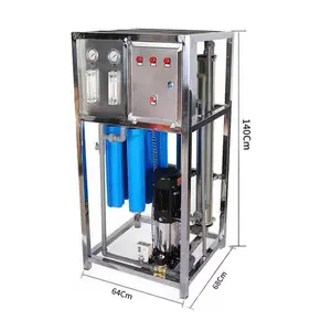 Chất lượng cao 500lph tự động 98% khử Muối tỷ lệ RO Máy lọc nước xử lý nước máy móc