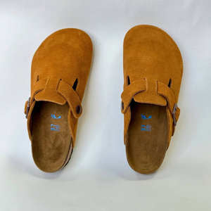 Chanclas de verano personalizadas Birkenstocks para hombres y mujeres, <span class=keywords><strong>sandalias</strong></span> con zuecos Tock con suela de cuero de gamuza y Tpu, deslizador de playa para exteriores - Product Image 5