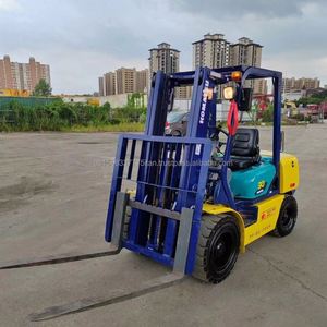 Used Komatsu FD30 3 Ton Diesel Forklift with for Engine Solid Tires-<b>Top</b> Selling for Construction & Machinery Repair Shops - Product Image 3