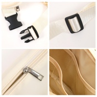 Accessoires pour bébé Tiaose, nouvelle ceinture de taille réglable avec fermeture éclair, couleur unie, impression personnalisée, sac banane