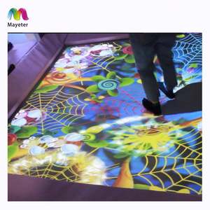 Proyector de suelo <span class=keywords><strong>para</strong></span> niños y <span class=keywords><strong>adultos</strong></span>, juegos interactivos, pared de escalada popular, trampolín de salto interior, parque, 2022 - Product Image 2