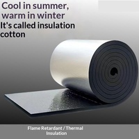 Panneau d'isolation en mousse de caoutchouc auto-adhésif B2, design carré moderne, pour bâtiment de bureaux ISO, écologique et insonorisant