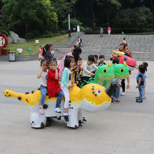 Depósito 15 Gecai Venta caliente Dino Park Riding Dinosaur Machine Animatronic Dinosaur Ride para niños - Product Image 4