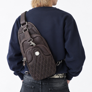 Bolso de Hombro de Cuero Vacuno Personalizado con Cierre de Cremallera, Estilo Japonés, a la Moda - Product Image 2