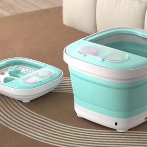 Bagno per Piedi Intelligente Pieghevole con Riscaldamento e Massaggio per Spa Domestica - Product Image 6