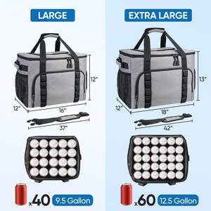 Portable Extra Large Soft Cooler Leakproof Insulated <b>Bag</b> for <b>Beach</b> Kayaking Travel and Camping - Product Image 4
