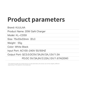 [Stock] KUULAA silicona Mini 20W <span class=keywords><strong>cargador</strong></span> rápido PD tipo C para <span class=keywords><strong>iPhone</strong></span> 12/11/12 Pro Max/<span class=keywords><strong>Xr</strong></span>/iPad <span class=keywords><strong>cargador</strong></span> rápido 20W - Product Image 6