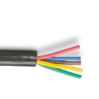 Cable de remolque de 7 conductores, 10-12-14 AWG GPT, cables de PVC codificados por colores