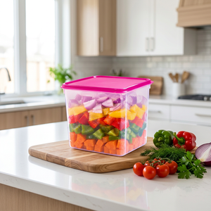 Refrigerator <b>Storage</b> <b>Box</b> Injection-Molded Square Transparent Sealed Eco-Friendly PP Plastic <b>Drawer</b> Type Kitchen Fruit 3-10L - Product Image 1