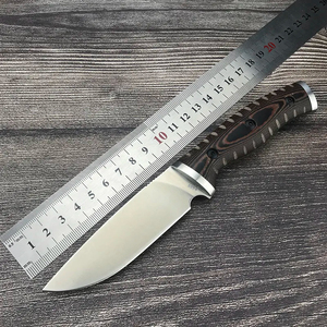 Cuchillo de Caza de Hoja Fija de Acero HL D2 con Mango G10 y Funda Kydex, Multifuncional, Personalizable OEM, Grosor de 3.1mm - Product Image 3