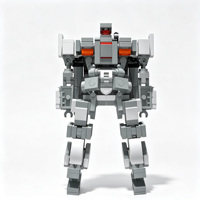 Kit de blocs de construction éducatifs STEM sur le thème de l'exploration spatiale, robot guerrier mecha pionnier, briques de modèle créatif à assembler soi-même