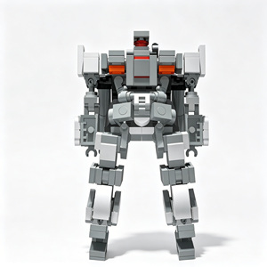 Kit de blocs de construction éducatifs STEM sur le thème de l'exploration spatiale, robot guerrier mecha pionnier, briques de modèle créatif à assembler soi-même - Product Image 6