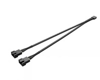 Câble adaptateur d'extension pour ventilateur de boîtier PC, connecteur femelle PWM 4 broches en Y (1 entrée, 2 sorties) pour carte mère CPU, accessoire de refroidissement