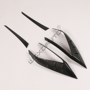 Accessoires extérieurs WZXD, kit carbone, garniture de poignée, couvercle de lampe, couvre-rétroviseurs latéraux pour Yaris Cross 2023 - Product Image 3
